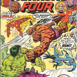Fantastic Four #166 (Marvel 1976 with Hulk): A Marvelous Collision of Titans