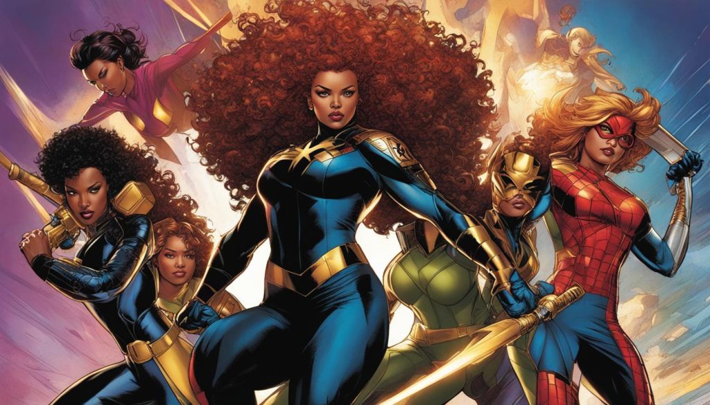 women of marvel comics, marvel comic book strong female characters