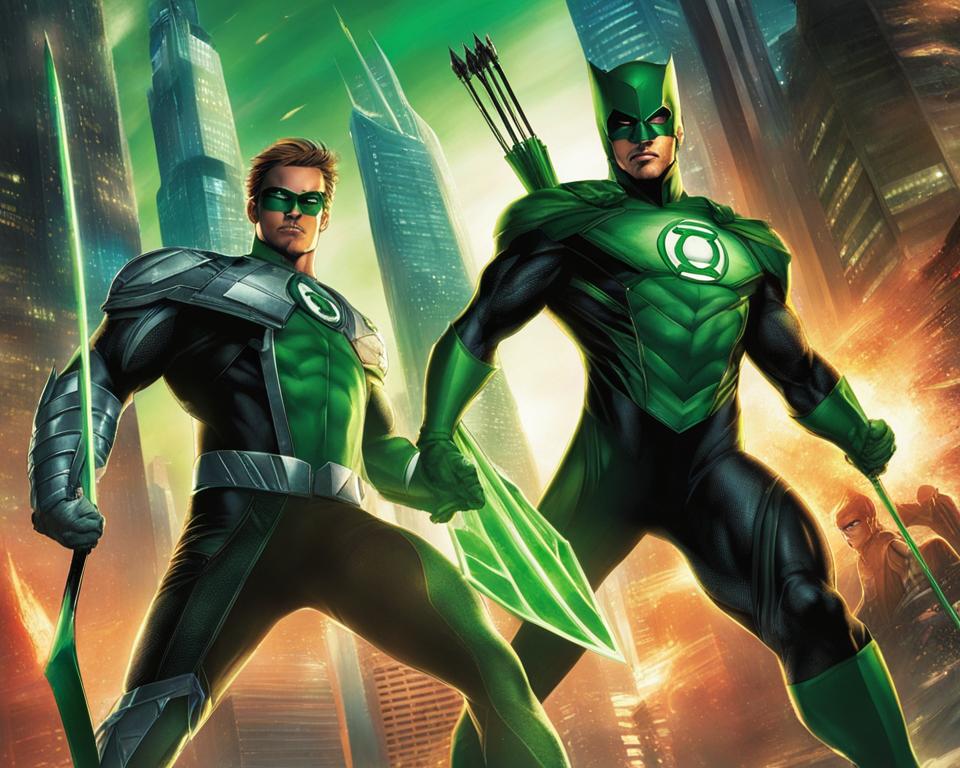 Green Lantern/Green Arrow Comic Book Cover